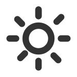 Sun SVG Icon
